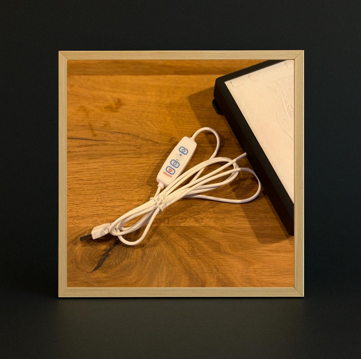 Beleuchtetes 3D-Foto Lithophane